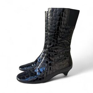 Miu miu croc boots